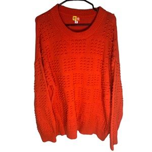 Men's Textured Sweater Knit LEGO Collection x Target Red Size XL.